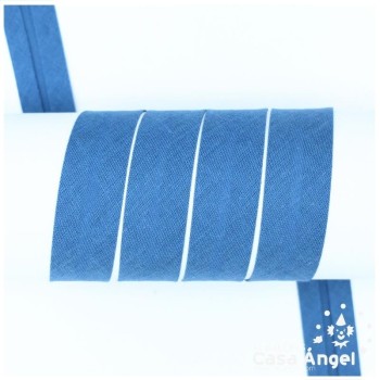 CINTA BIÉS ALGODÓN TONOS AZULES 18mm