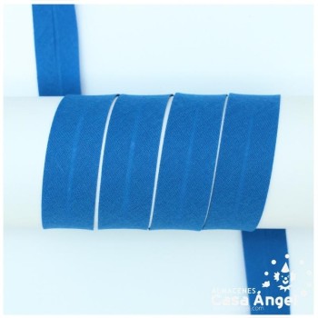 CINTA BIÉS ALGODÓN TONOS AZULES 18mm