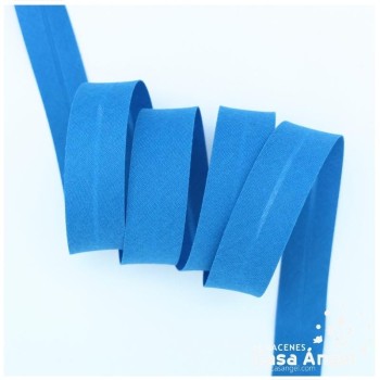 CINTA BIÉS ALGODÓN TONOS AZULES 18mm