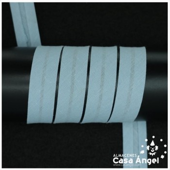 CINTA BIÉS ALGODÓN TONOS AZULES 18mm