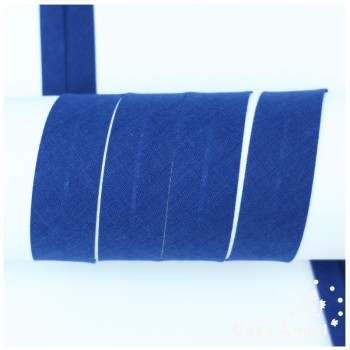 CINTA BIÉS ALGODÓN TONOS AZULES 18mm