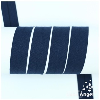 CINTA BIÉS ALGODÓN TONOS AZULES 18mm