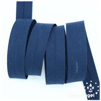 CINTA BIÉS ALGODÓN TONOS AZULES 18mm