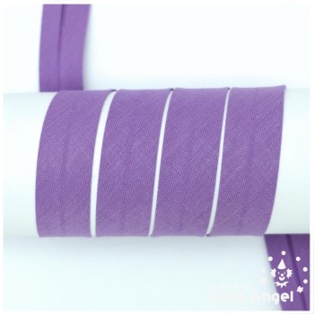 CINTA BIÉS ALGODÓN TONOS ROSA Y MORADO 18mm