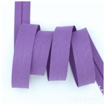 CINTA BIÉS ALGODÓN TONOS ROSA Y MORADO 18mm