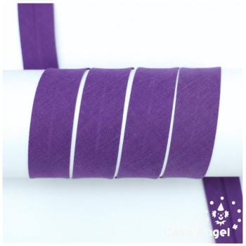 CINTA BIÉS ALGODÓN TONOS ROSA Y MORADO 18mm