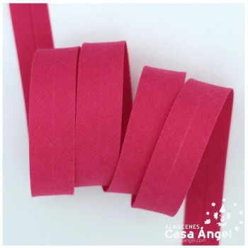 CINTA BIÉS ALGODÓN TONOS ROSA Y MORADO 18mm