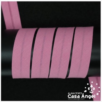 CINTA BIÉS ALGODÓN TONOS ROSA Y MORADO 18mm