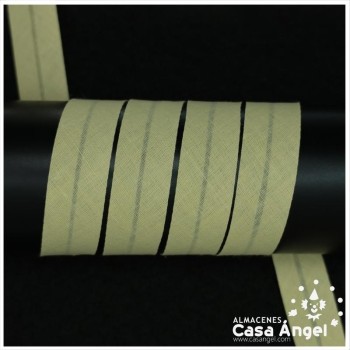 CINTA BIÉS ALGODÓN TONOS AMARILLOS 18mm