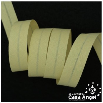 CINTA BIÉS ALGODÓN TONOS AMARILLOS 18mm