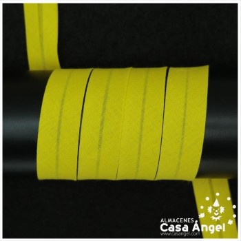 CINTA BIÉS ALGODÓN TONOS AMARILLOS 18mm