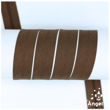 CINTA BIÉS ALGODÓN TONOS MARRÓN 18mm