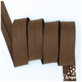 CINTA BIÉS ALGODÓN TONOS MARRÓN 18mm