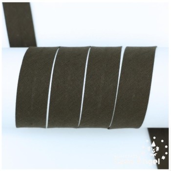 CINTA BIÉS ALGODÓN TONOS MARRÓN 18mm