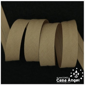 CINTA BIÉS ALGODÓN TONOS MARRÓN 18mm