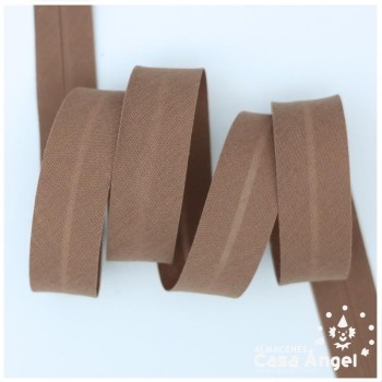 CINTA BIÉS ALGODÓN TONOS MARRÓN 18mm