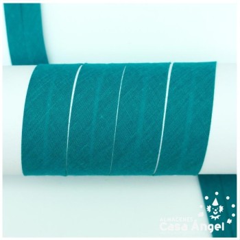 CINTA BIÉS ALGODÓN TONOS VERDES 18mm