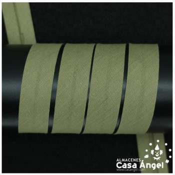 CINTA BIÉS ALGODÓN TONOS VERDES 18mm