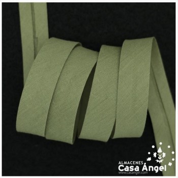 CINTA BIÉS ALGODÓN TONOS VERDES 18mm