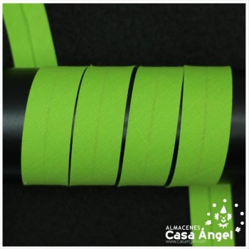 CINTA BIÉS ALGODÓN TONOS VERDES 18mm