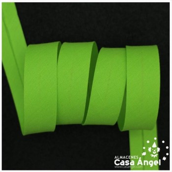 CINTA BIÉS ALGODÓN TONOS VERDES 18mm