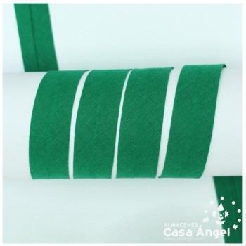 CINTA BIÉS ALGODÓN TONOS VERDES 18mm