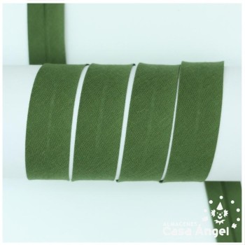 CINTA BIÉS ALGODÓN TONOS VERDES 18mm