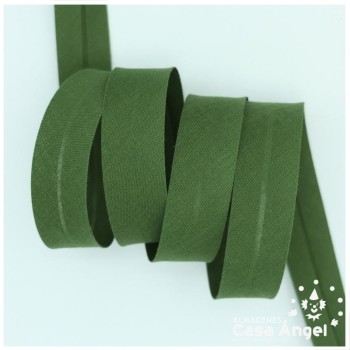 CINTA BIÉS ALGODÓN TONOS VERDES 18mm