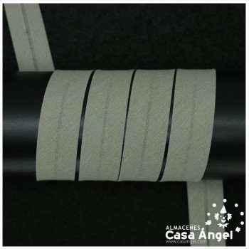 CINTA BIÉS ALGODÓN TONOS GRISES 18mm