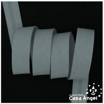 CINTA BIÉS ALGODÓN TONOS GRISES 18mm