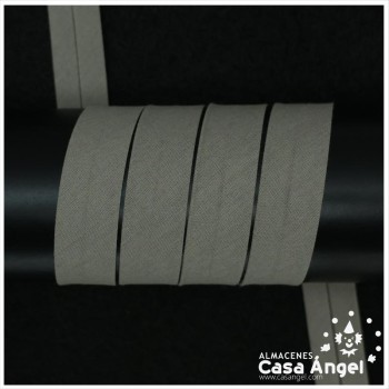 CINTA BIÉS ALGODÓN TONOS GRISES 18mm