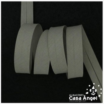 CINTA BIÉS ALGODÓN TONOS GRISES 18mm