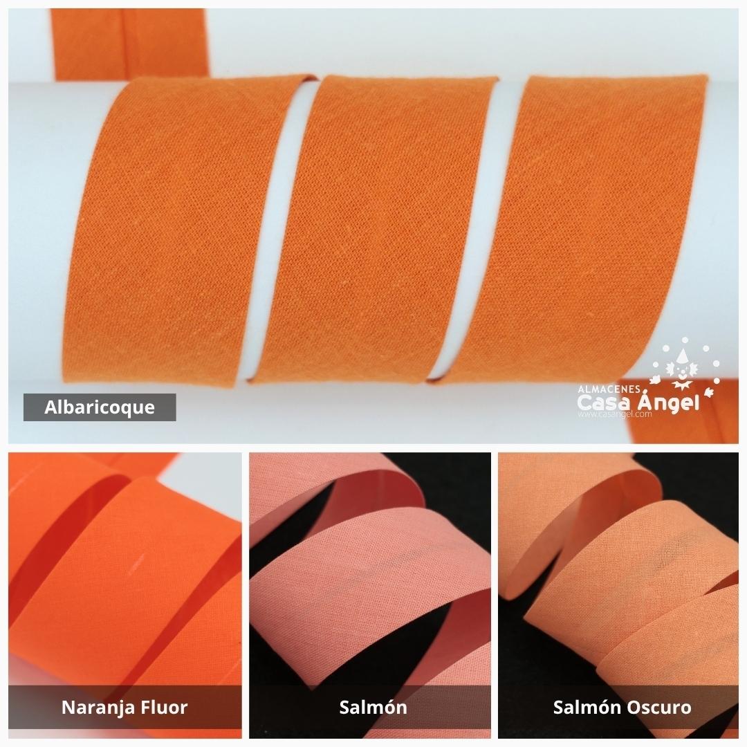 CINTA BIÉS ALGODÓN TONOS NARANJA 18mm