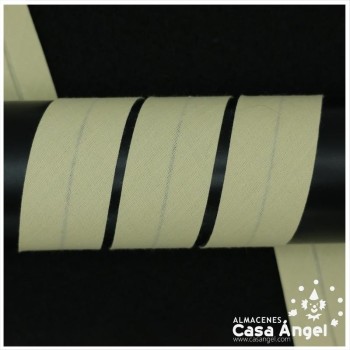 CINTA BIÉS ALGODÓN EN COLORES NEGRO, BLANCO Y BEIGE 30mm