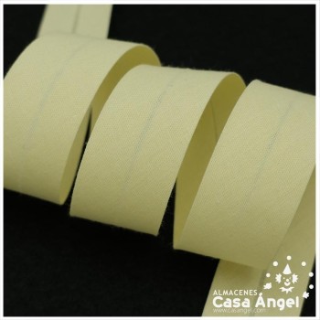 CINTA BIÉS ALGODÓN EN COLORES NEGRO, BLANCO Y BEIGE 30mm