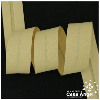 CINTA BIÉS ALGODÓN EN COLORES NEGRO, BLANCO Y BEIGE 30mm