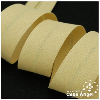 CINTA BIÉS ALGODÓN EN COLORES NEGRO, BLANCO Y BEIGE 30mm