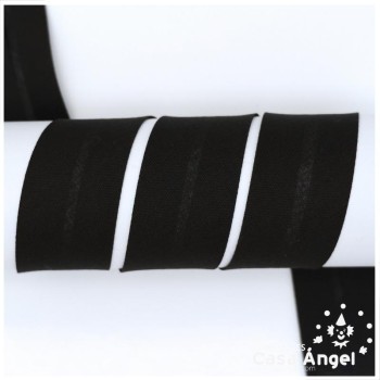 CINTA BIÉS ALGODÓN EN COLORES NEGRO, BLANCO Y BEIGE 30mm