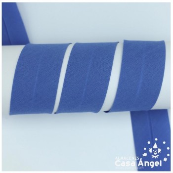 CINTA BIÉS ALGODÓN TONOS AZULES 30mm