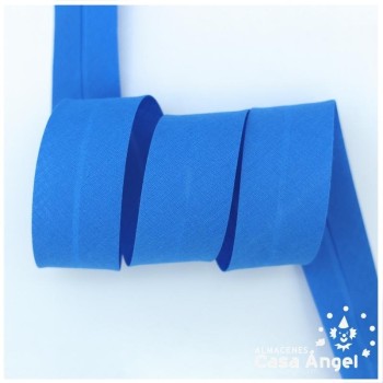CINTA BIÉS ALGODÓN TONOS AZULES 30mm
