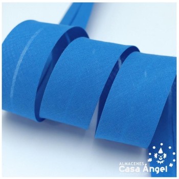 CINTA BIÉS ALGODÓN TONOS AZULES 30mm