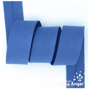 CINTA BIÉS ALGODÓN TONOS AZULES 30mm