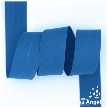CINTA BIÉS ALGODÓN TONOS AZULES 30mm