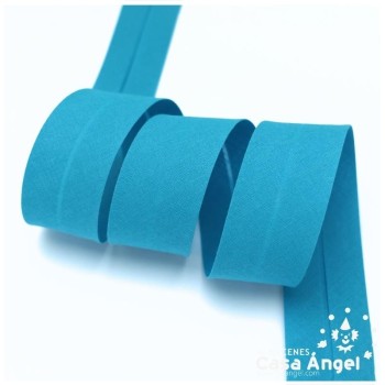 CINTA BIÉS ALGODÓN TONOS AZULES 30mm