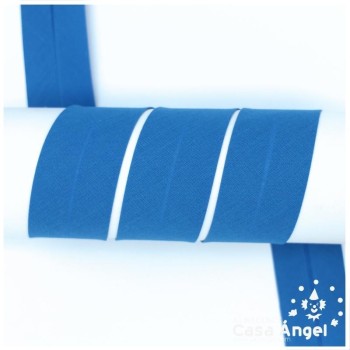 CINTA BIÉS ALGODÓN TONOS AZULES 30mm