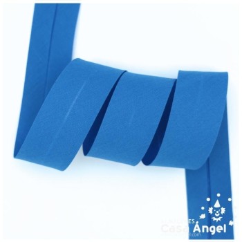 CINTA BIÉS ALGODÓN TONOS AZULES 30mm