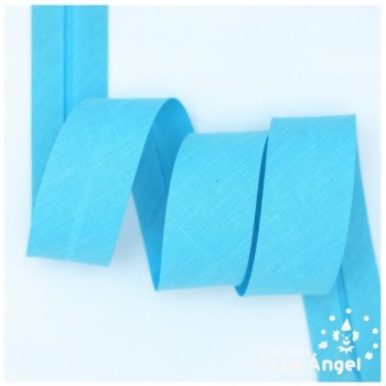 CINTA BIÉS ALGODÓN TONOS AZULES 30mm