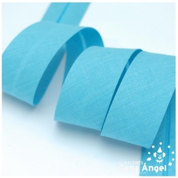 CINTA BIÉS ALGODÓN TONOS AZULES 30mm