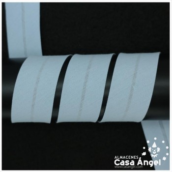 CINTA BIÉS ALGODÓN TONOS AZULES 30mm