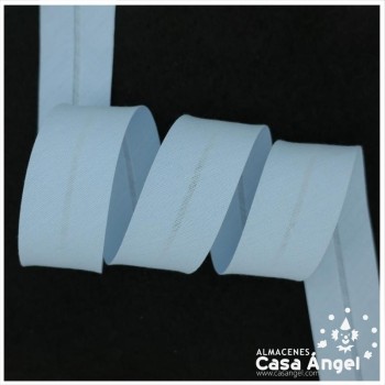CINTA BIÉS ALGODÓN TONOS AZULES 30mm